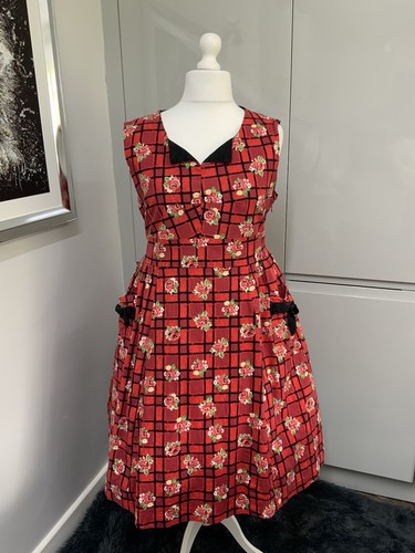 Lindy bop kleid - lindy, rot
