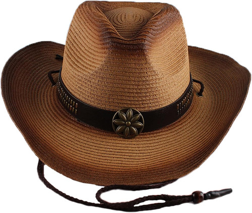 Cowboy strohhut klassischer - cowboy-strohhut,,