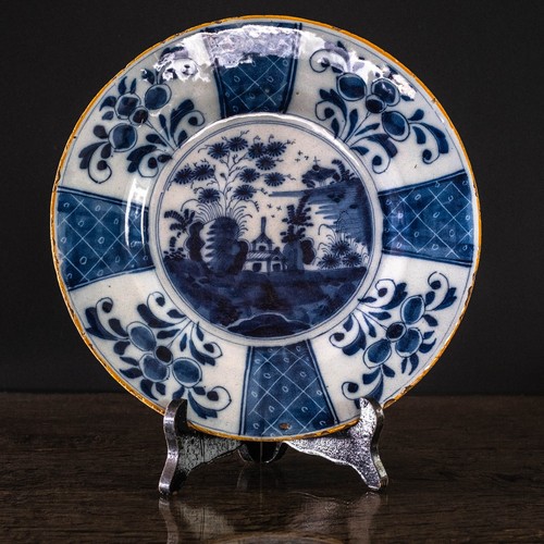 Teller delft steingut - delft, jh.
