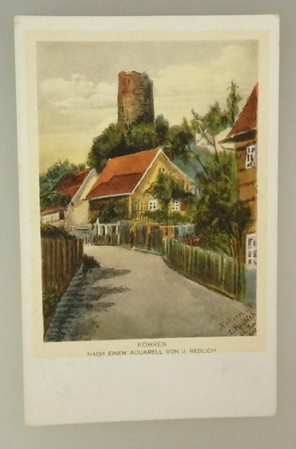 Kunstpostkarte kohren 1910 - kohren,