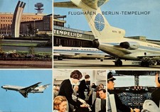 Berlin flughafen tempelhof - ak,