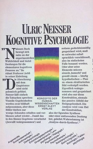 Kognitive psychologie - kognitive,