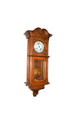 seltener R&S Wiener Pfeifferlbarock Regulator mit Prunkpendel 2bob38