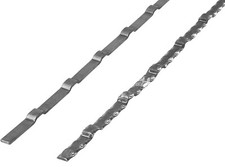 1m Länge Stabe und Lochstabe 20x5 mm  Fenstergitter Schmiedeeisen Flacheisen PA.