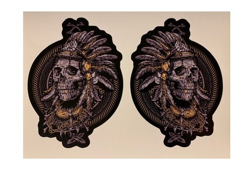 Indianer aufkleber skull - aufkleber,