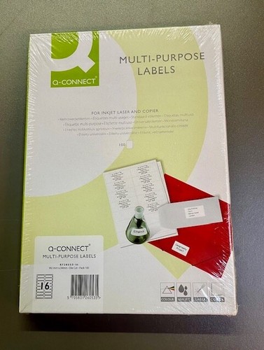 Connect mehrzweck etiketten - q-connect,