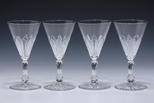 4 Bleikristall Weingläser -