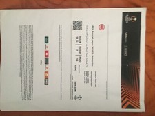 Sammler E-ticket UEFA Europaleague game Eintracht Frankfurt vs Real Beti 17.3.22