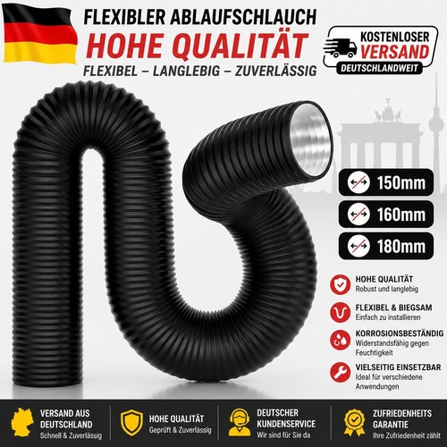 ø150 160 180mm - Ø150/160/180mm, abluftschlauch