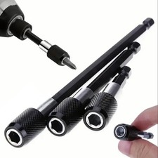 3x Set Magnet Bithalter Bit Verlängerung magnetisch Bitaufnahme 60mm 100mm 150mm