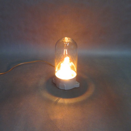 Antik glaskolbenlampe keramik - antik,