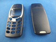 Front Back Cover für Nokia 3310 3330 Handyschale Facade Housing Akkudeckel Blau