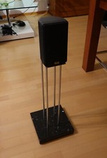 2 Boxenständer für kleine Boxen selbstgebaut Granit und Metall