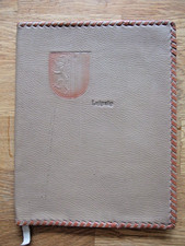DDR Leder-Buchhülle mit