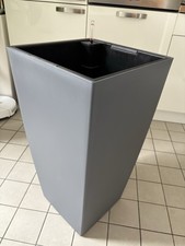 Lechuza CUBICO 40 Pflanzgefäß - Anthrazit Metallic