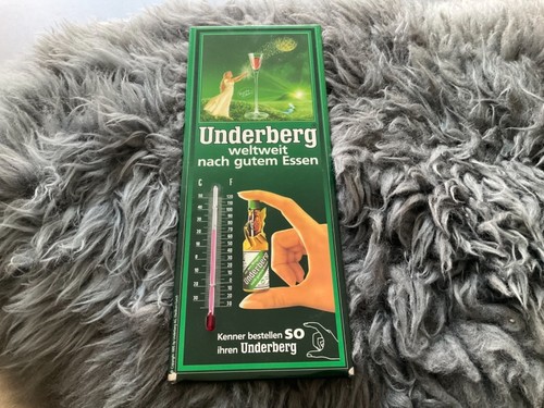 Underberg thermometer reklame - underberg,