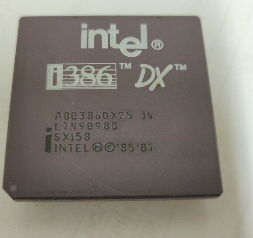 Intel sx158 a80386dx25 - intel,