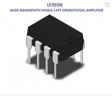 LF355N BREITE BANDBREITE EINZELNER J-FET BETRIEBSVERSTÄRKER