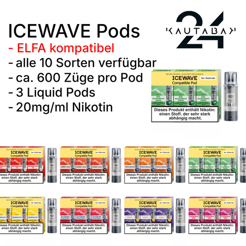 Icewave compatible liquid - compatible, pods