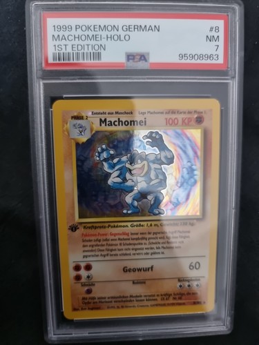 Pokemon machomei edition psa - pokemon,