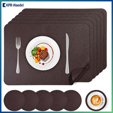 Tischset Leder 6er Set