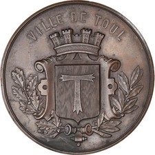 Frankreich, Medaille, Concours de Tir, Ville de Toul, Sports & leisure, 1880