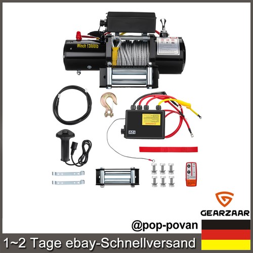 Elektrische seilwinde funk 12v - elektrische,
