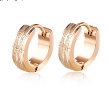 Edelstahl Ohrringe Creolen