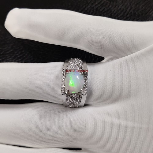 Natürlich feuer opal cz - feuer, &