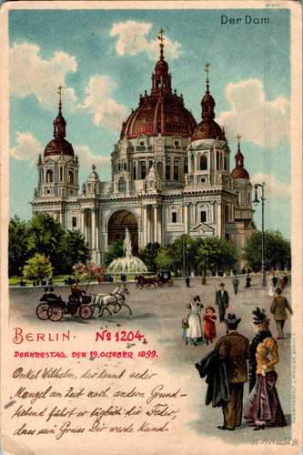 Litho gruss aus - berlin, der