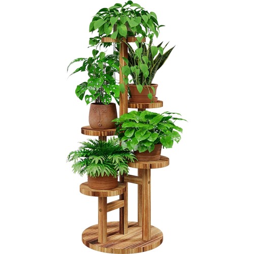 Blumenständer holz ebenen - holz, 5