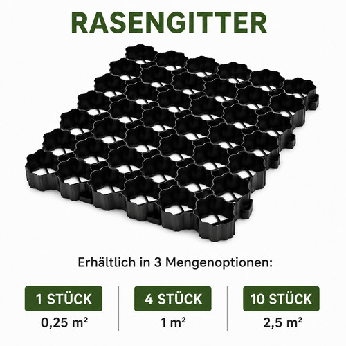 Rasengitter 50x50x3 - , cm