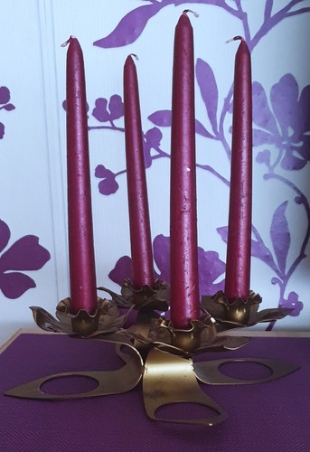 Adventskranz"Metall"-Messingfa