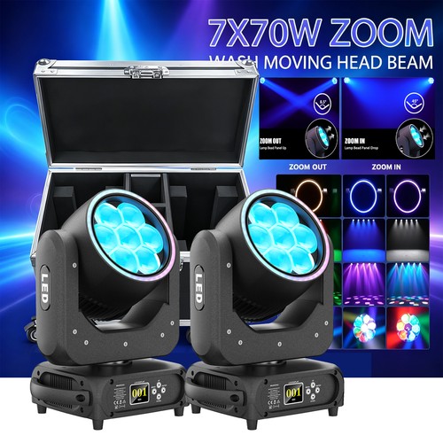 Rgbw led 7x70w bee eye - 2x,