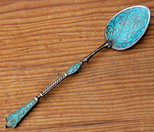Massiver silber emaille - silber, &
