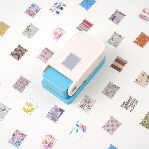 Mini briefmarken papierstanzer - briefmarken,