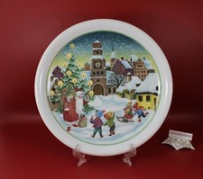 Arzberg - Speisteller Plätzchenteller 26 cm. Weihnachten, Weihnachtsmann, Kinder