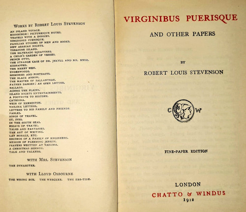 Robert louis stevenson - louis,