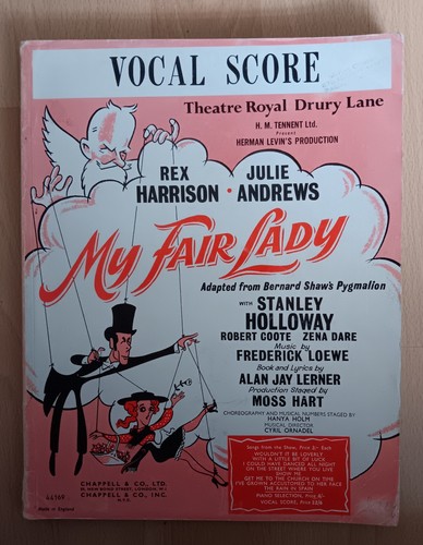 Fair lady vocal score - my,