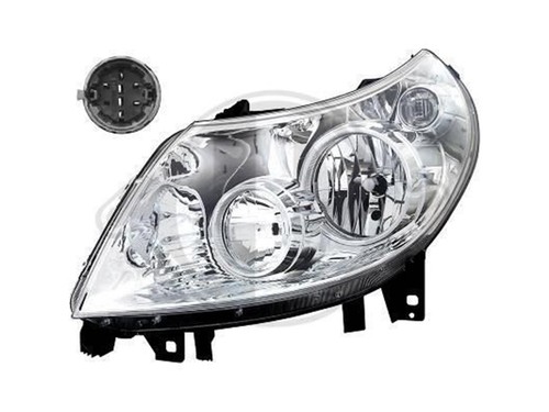 Scheinwerfer links mit motor - scheinwerfer,