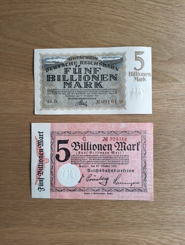 Fünf billionen mark - billionen,
