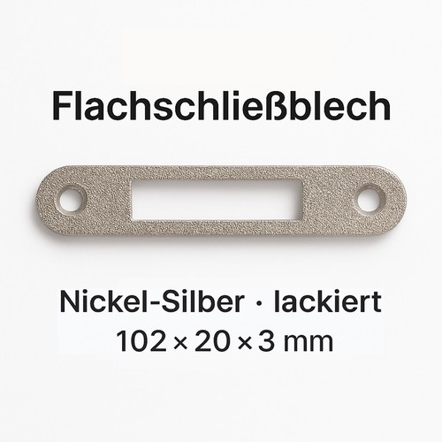 100 stk flachschließblech - 100,