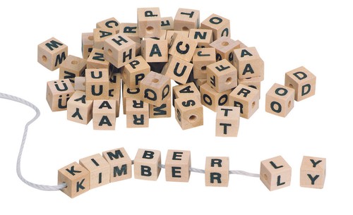 Buchstabenwürfel - /, /