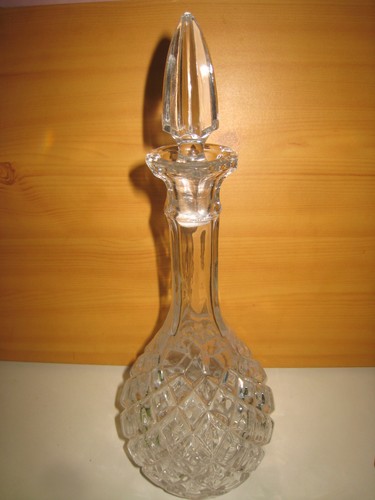 Alte kristallflasche karaffe - kristallflasche,