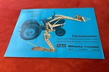 Prospekt  Original S+S  Frontlader + Mähwerk  Ford 2000 3000 Schlepper Brochure