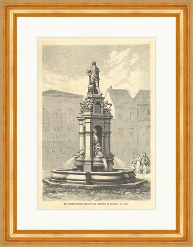 Das denkmal gerhard kremers - denkmal,