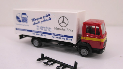 Herpa mb 814 koffer lkw - 814, koffer-lkw