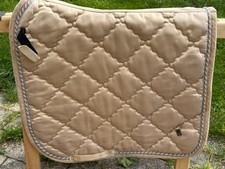 QHP Schabracke Dressur Glänzend Champagner