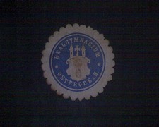 Siegelmarke  Realgymnasium  Osterode A.H.  