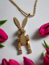 Halskette Hase 20cm Glück Geschenkidee Modeschmuck Kette Accessoires Modern